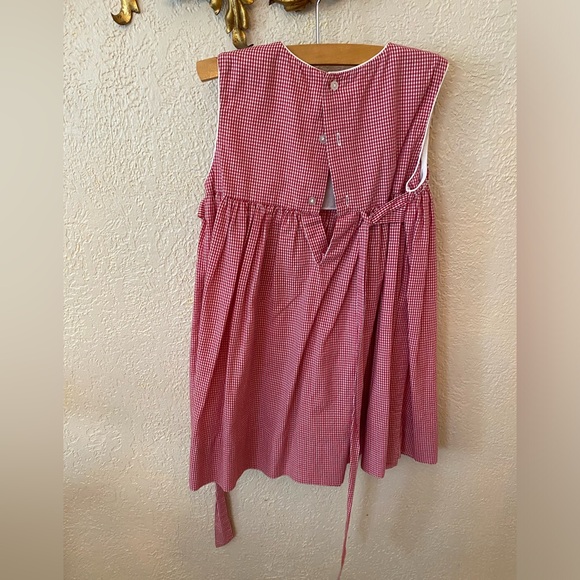 Baby/Toddler Girl Red Gingham Knit Smocked Dress 2T - Picture 3 of 3